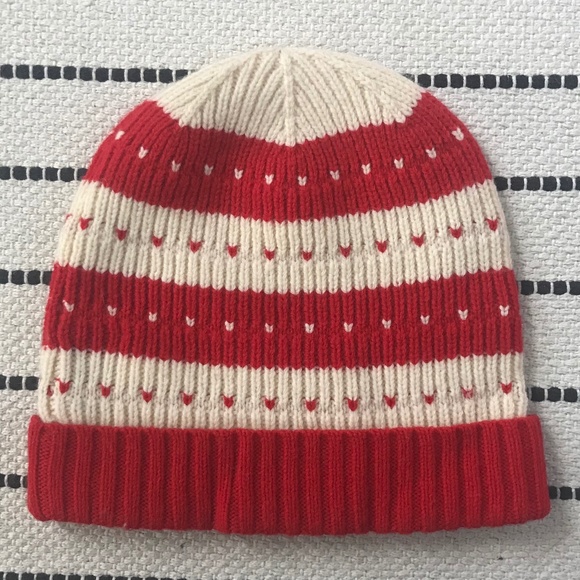 GANT Cute red and white stripe knit hat - Picture 3 of 6